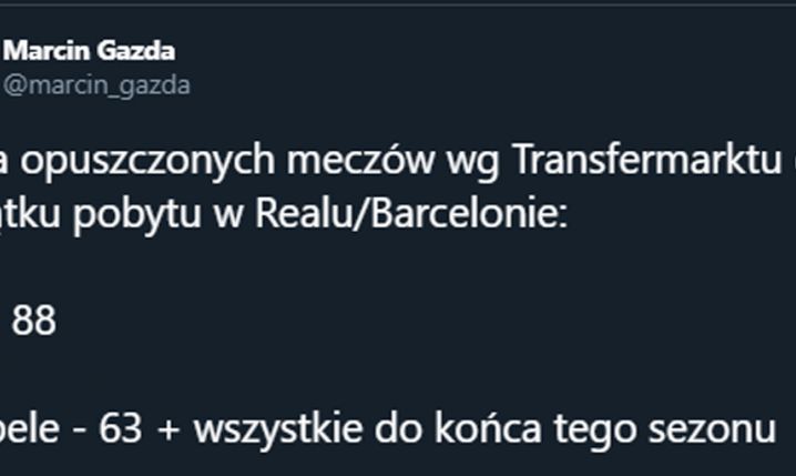 OPUSZCZONE mecze przez kontuzje: Dembele w Barcy VS Bale w Realu